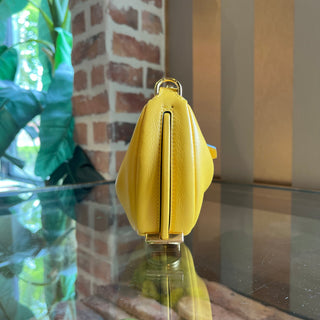 FENDI Fendigraphy Nano Yellow Handbag