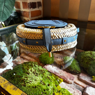 CHLOE Marcie Raffia Woven Crossbody
