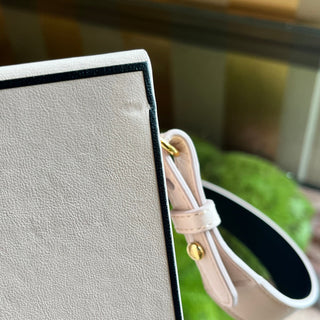 FENDI Vitello Fluffy Logo Vertical Box Crossbody