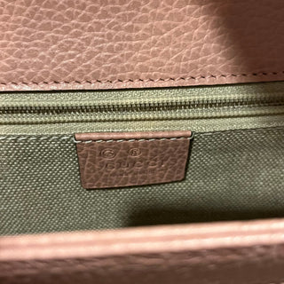 GUCCI Medium Interlocking G Dollar Calfskin Shoulder Bag