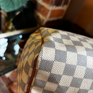 LOUIS VUITTON Damier Azur Speedy 25