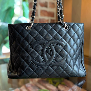 CHANEL GST Grand Shopper Black Caviar Tote