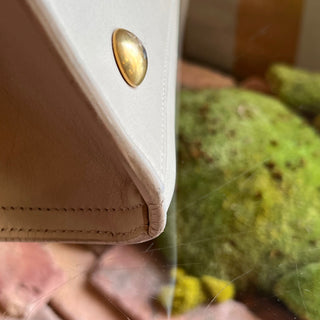 SAINT LAURENT Classic Y Cabas Medium Light Beige Calfskin Tote