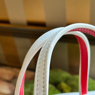CHRISTIAN LOUBOUTIN North South Cabata Mini Calfskin Empire Spike Studded Tote
