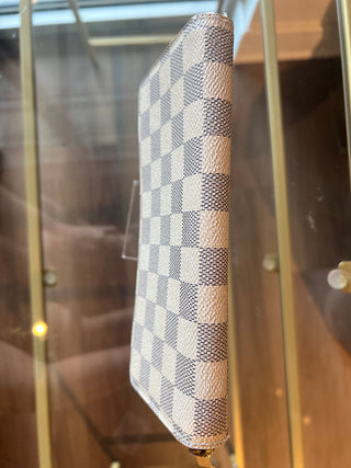 LOUIS VUITTON Damier Azur Clemence Wallet