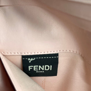 FENDI Light Pink Monster Eye Calfskin Wallet