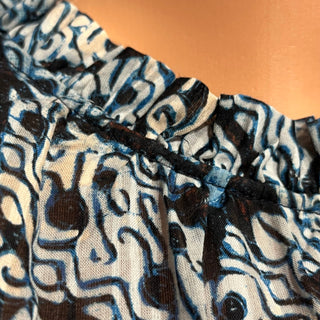 ULLA JOHNSON Denia Ruffle-Sleeve Tiered Mini Dress SZ2