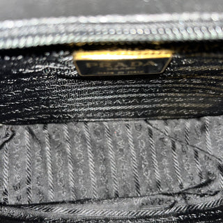 PRADA Vintage Croc Leather Shoulder Bag DIA298