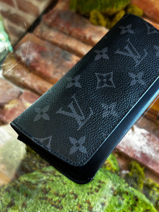 LOUIS VUITTON Monogram Eclipse Woody Glasses Case