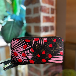 LOUIS VUITTON Monogram Jungle Dots Zippy Wallet