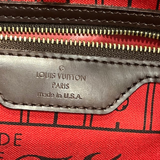 LOUIS VUITTON Neverfull PM Damier Ebene Canvas Tote Bag