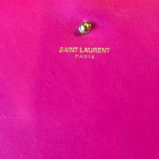 Saint Laurent Bubblegum Classic Y Ligne Chain Wallet
