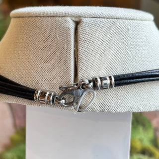 BVLGARI Multistrand Necklace Leather Cord Necklace