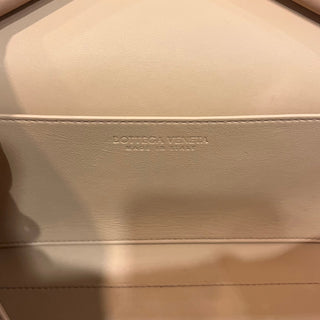 BOTTEGA VENETA The Tip Beige Leather Shoulder Bag ADI11214
