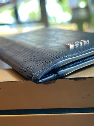 Dior Black Oblique Galaxy Leather Men's Wallet