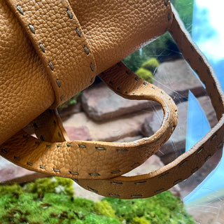 FENDI Selleria Calfskin Leather Backpack