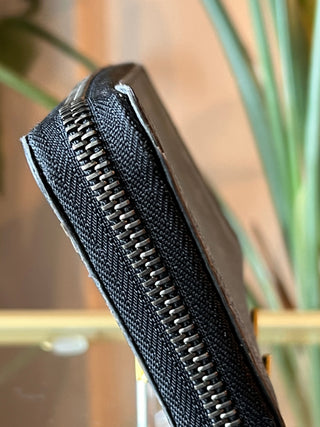 LOUIS VUITTON Monogram Eclipse Vertical Zippy Wallet