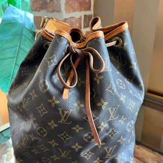 LOUIS VUITTON Noe Brown Monogram Canvas Vintage Bucket Bag
