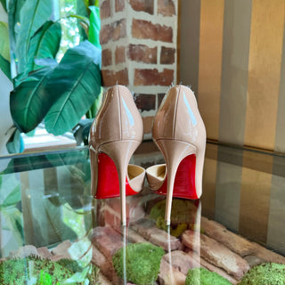 CHRISTIAN LOUBOUTIN Iriza Patent Calf Leather Pumps SZ36.5(6.5US)
