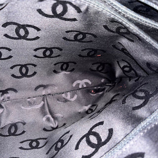 CHANEL Chocolate Bar Quilted Caviar Leather Tote Bag DIA299