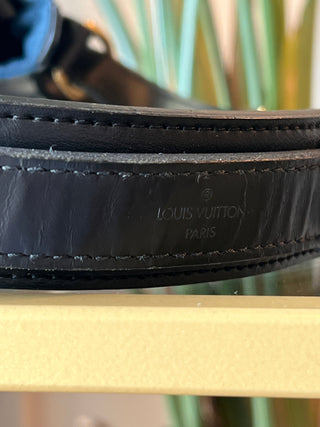 LOUIS VUITTON Blue Epi Bucket MM