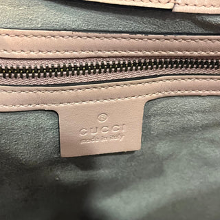 GUCCI GG Marmont Pink Matelassé Leather Chain Shoulder Bag