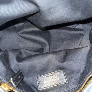 SAINT LAURENT Puffer Small Quilted Denim Shoulder Bag