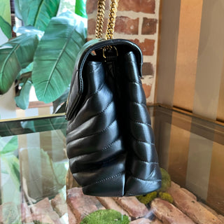 SAINT LAURENT Medium LouLou Matelasse Shoulder Bag