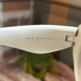 LOEWE Inflated Ivory 46MM Cat-Eye Sunglasses