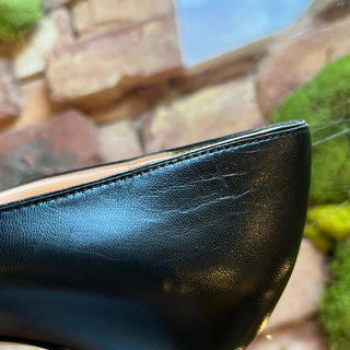 GUCCI Black Leather Pearl Embellished Pumps SZ 40 (10 US)