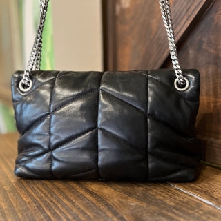 SAINT LAURENT Small Loulou Puffer Quilted Shoulder Bag