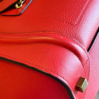 CELINE Luggage Micro Drummed Calfskin Tote Bag