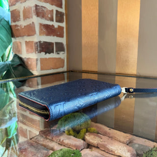 LOUIS VUITTON Zippy Marine Rouge Monogram Empreinte Wallet