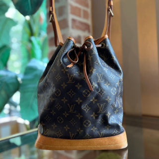 LOUIS VUITTON Noe Brown Monogram Canvas Vintage Bucket Bag