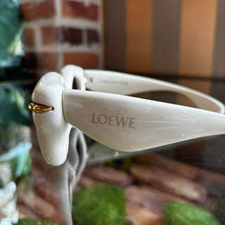 LOEWE Inflated Ivory 46MM Cat-Eye Sunglasses