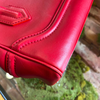 VERSACE Palazzo Empire Medium Red Top Handle Bag