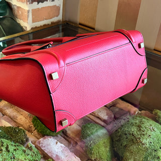 CELINE Luggage Micro Drummed Calfskin Tote Bag