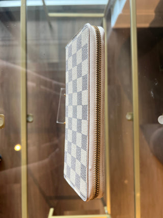 LOUIS VUITTON Damier Azur Clemence Wallet