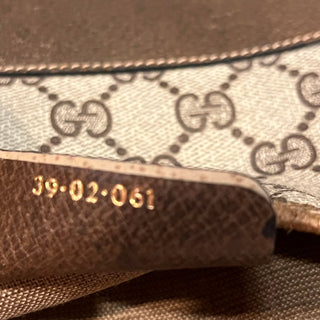 GUCCI GG Web Canvas Vintage Tote