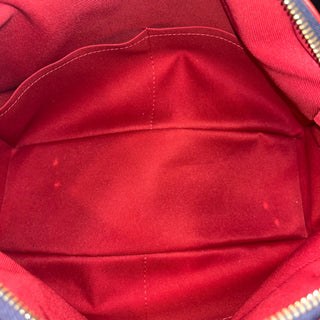 LOUIS VUITTON Ponthiue Marine Rouge Empreinte Leather Shoulder Bag
