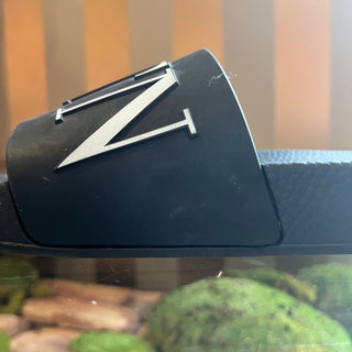 VALENTINO Black Rubber Logo Slides SZ 41 (11 US)