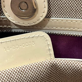 CHRISTIAN DIOR Dior Oblique Embossed Patent Leather Shopper Tote