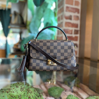 LOUIS VUITTON Croisette Damier Ebene Top Handle Bag