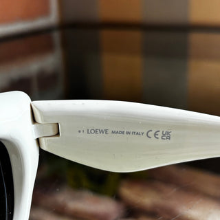 LOEWE Inflated Ivory 46MM Cat-Eye Sunglasses