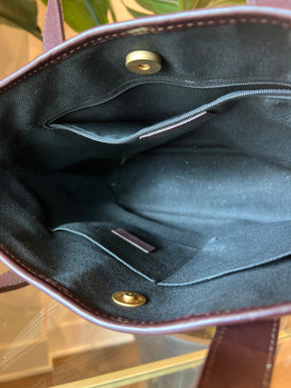 BURBERRY Haymarket Check Tote Bag