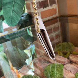 PRADA Wallet on Chain Powder Pink Saffiano Leather Crossbody Bag