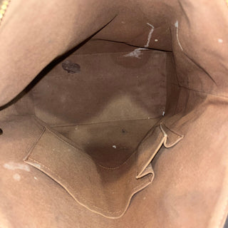 LOUIS VUITTON Lockit Vertical Brown Monogram Canvas Tote