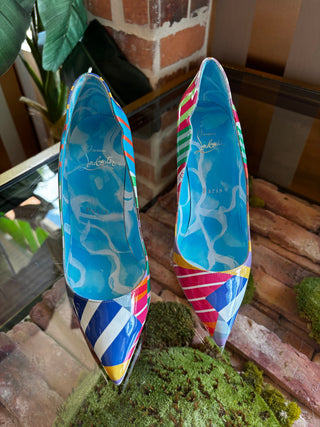 CHRISITIAN LOUBOUTIN Hot Chick Swimming Pool Heels