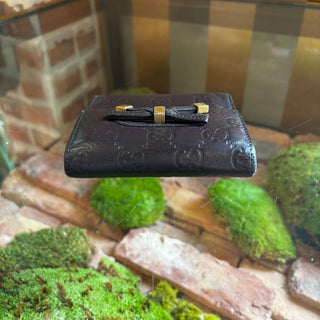 GUCCI Princy GG Web Brown Wallet