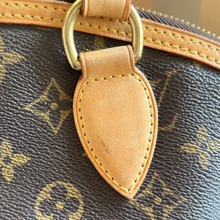 LOUIS VUITTON Lockit Vertical Brown Monogram Canvas Tote
